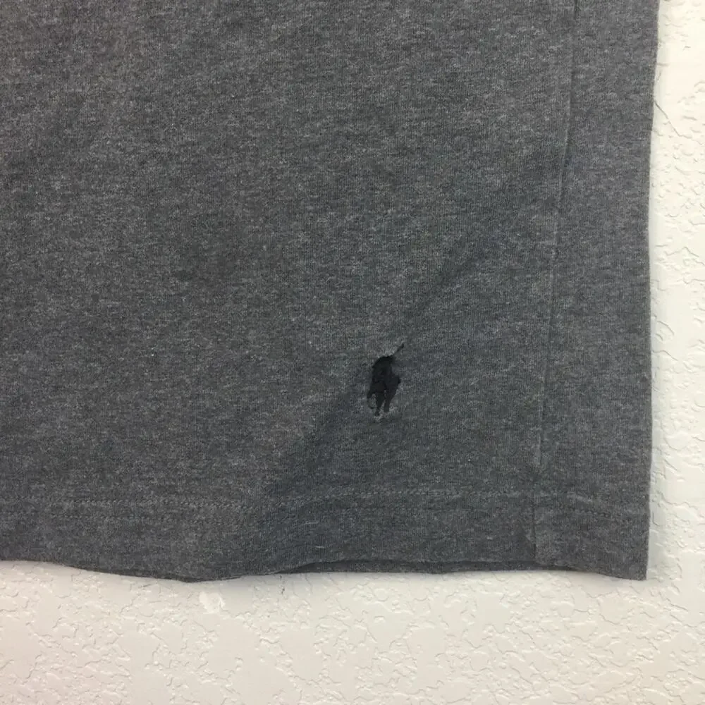 POLO RALPH LAUREN Dark Gray Crewneck Sz S - Picture 2 of 5